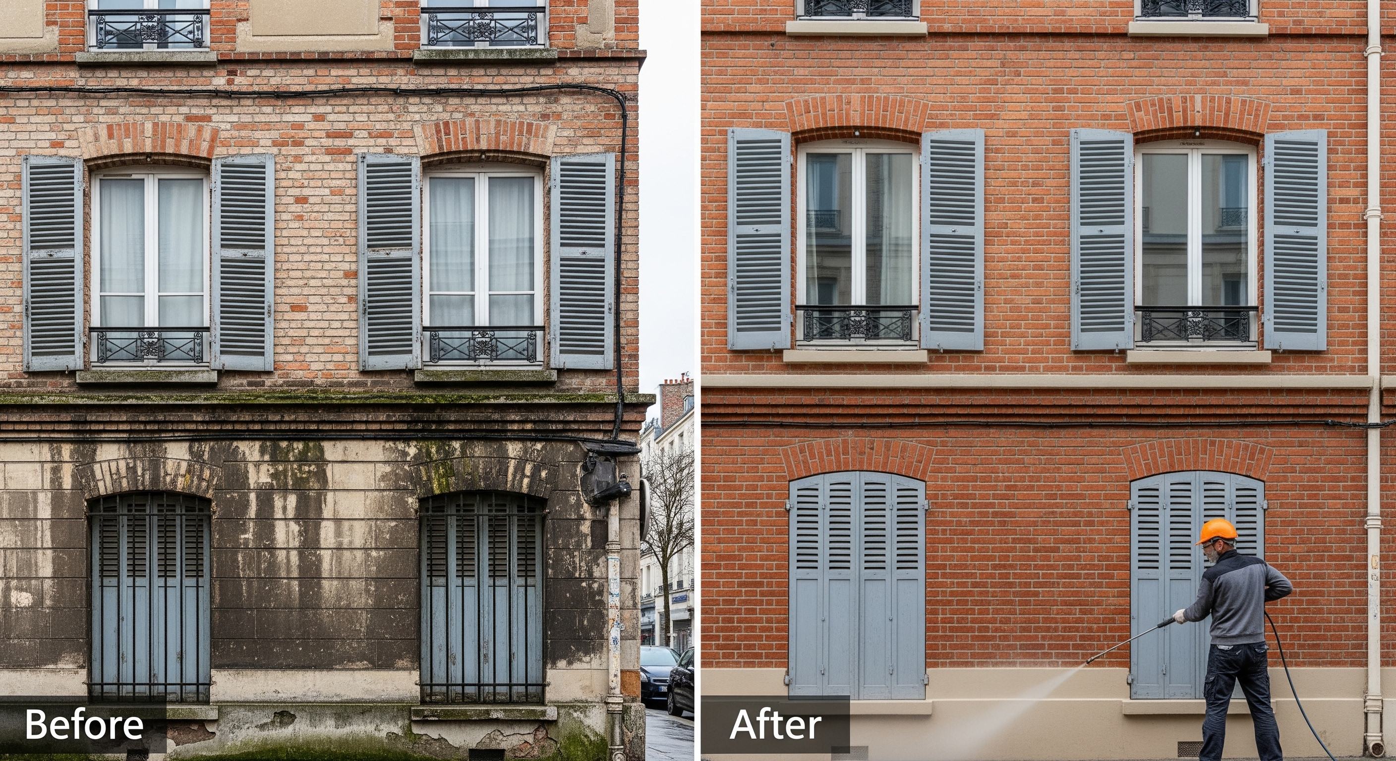 Nettoyage de façade