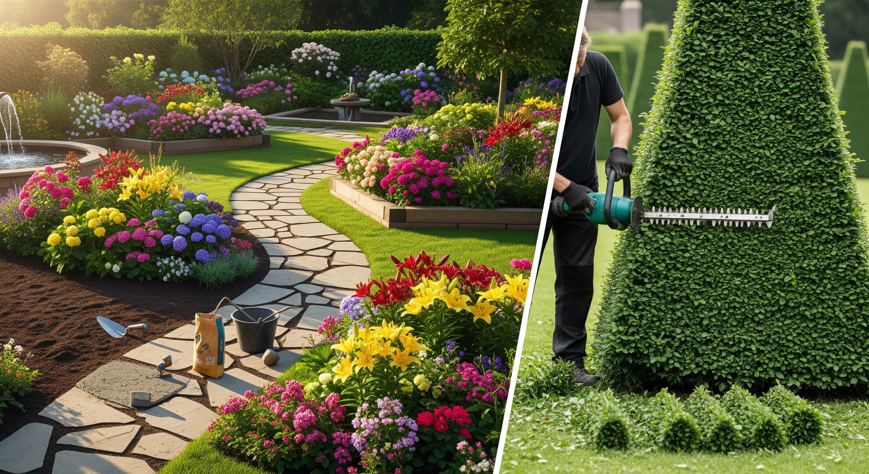 Création de jardin et taille de haie